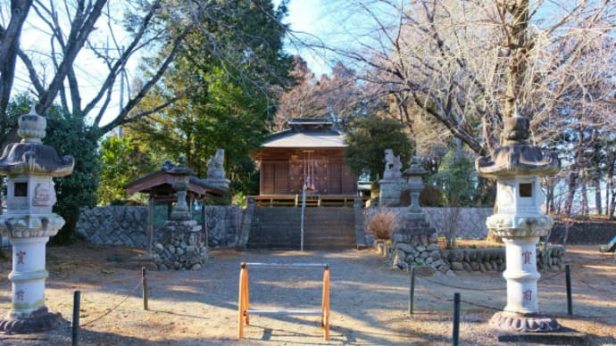 三嶋神社の石仏 鳩山町