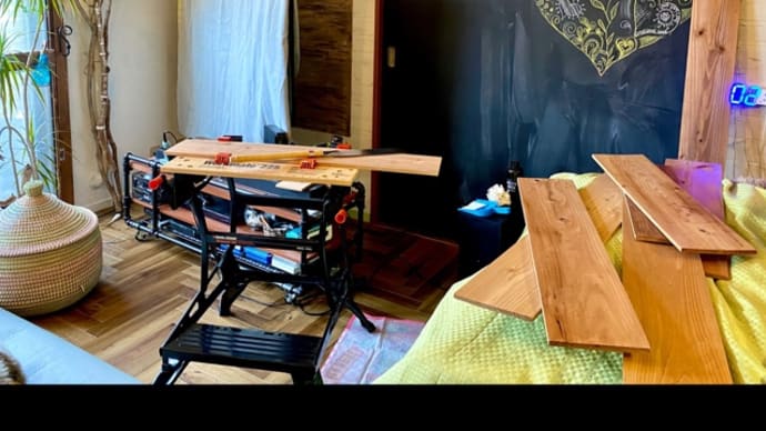 2021 LDK DIY ★ 板壁再び