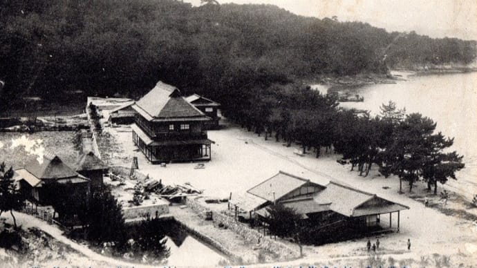 絵葉書で宮島ぶらり④-杉の浦海水浴場