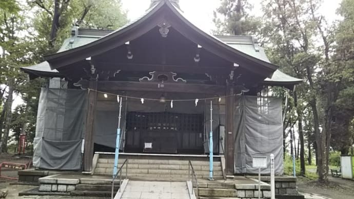 秋の虫の鳴き声がにぎやかな今朝の富士森公園(2020年9月6日)