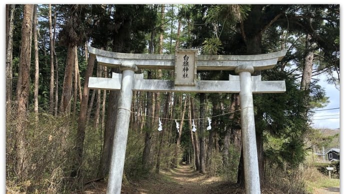 【磐座・巨石・神社】白旗神社@山梨県北杜市大泉町西井出 (’22-6-21追記)