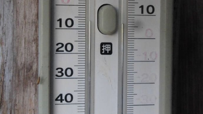 令和5年4月3日・今朝の東祖谷6.2℃