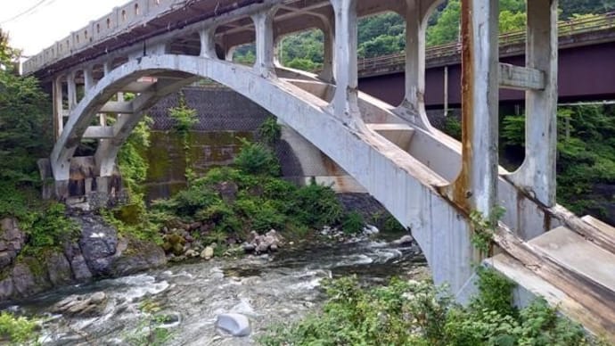 足尾町の、渡良瀬橋