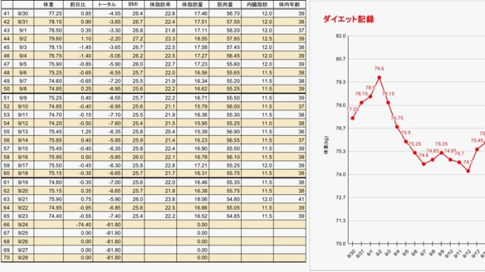 【カレーメシが止まらねえ】ダイエット65日目の結果