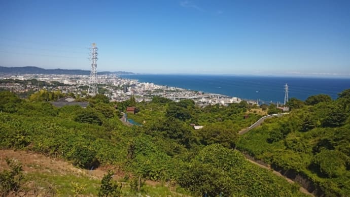 石垣山一夜城からの台湾
