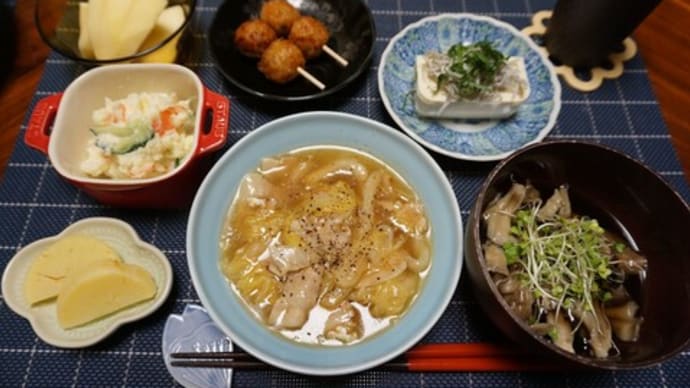 白菜と豚バラ肉のとろとろ中華炒め