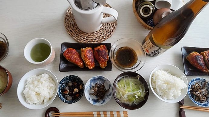 4月3日 常備菜ごはん&飲酒。
