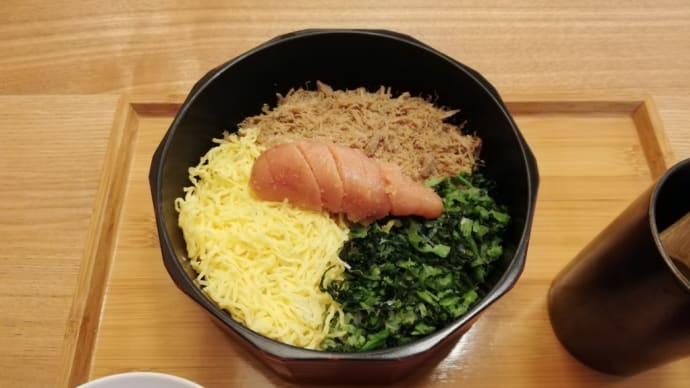 めんたい料理 博多 椒房庵(博多駅)の、博多めんたいかしわ重