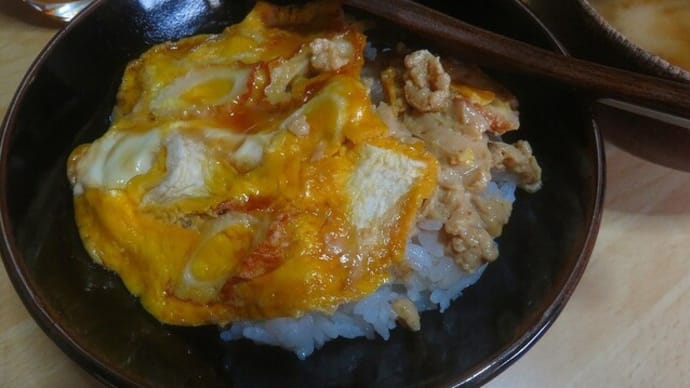 濃すぎ 玉子丼 ちくわ