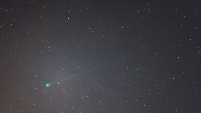 9月2日明け方の西村彗星(C/2023 P1)