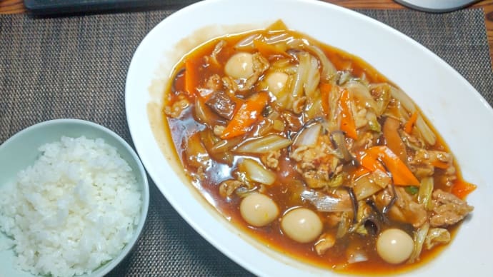 今日作った料理 八宝菜