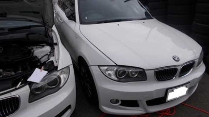 BMW 1series 車検とオイルクーラー配管ブラッシュアップ