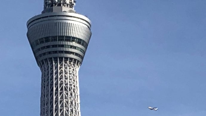 散歩した 墨田の空に スカイツリー