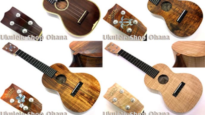 tkitki Ukulele 新作4本入荷です(´▽`*)♪その1