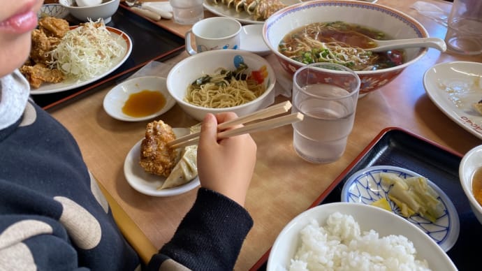 街中華 ちび子たちを連れて行きたかった夫(多分)