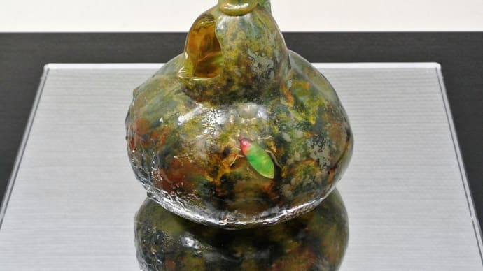 茨城県陶芸美術館で、 『北澤美術館名品展　エミール･ガレとドーム』 を観ました。