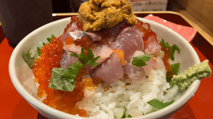 北陸出張！①  敦賀の「うお吟」の恵びす大黒丼（松）！