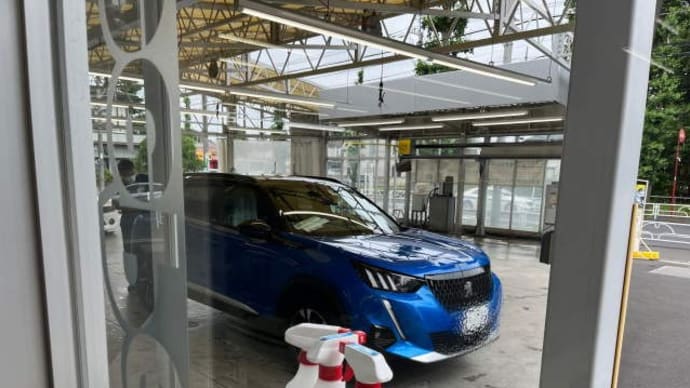 純水手洗い洗車@クルマ (∂ω∂)