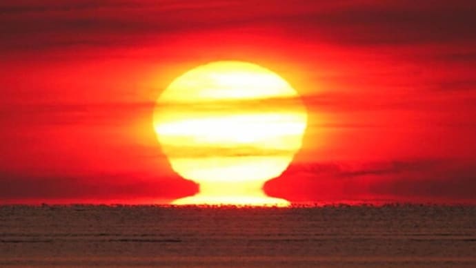達磨太陽(朝陽) 2024年だるま朝日24号 9月6日 美保湾展望台