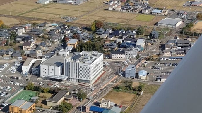 小型機体験搭乗会②福井空港⇒坂井市役所⇒芦原温泉駅