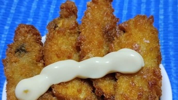 【07/21昼食】長崎県産真アジ大葉フライ、新商品なお総菜ってことで:P