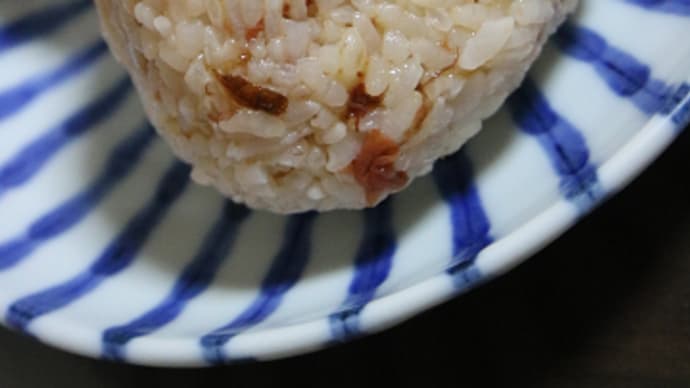 8月26日 梅鰹&わかめチーズおにぎり