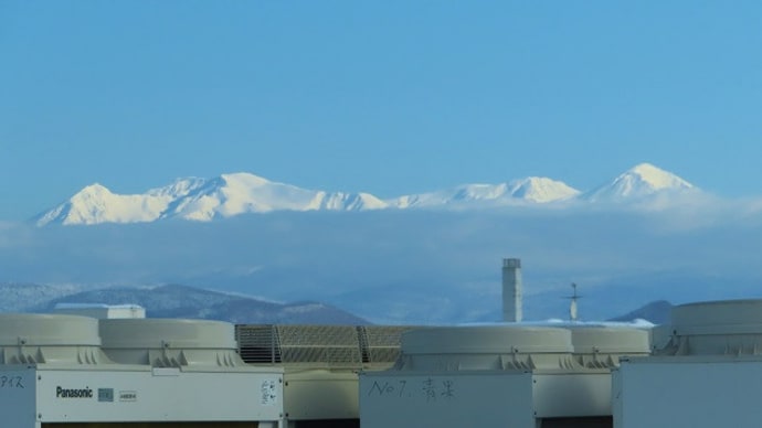 いつものスーパー屋上駐車場からの遠景📷