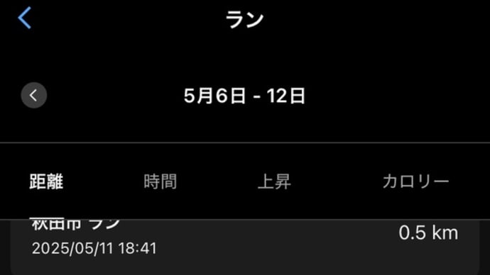 ランニング 5/11(日) インターバル?2km×3