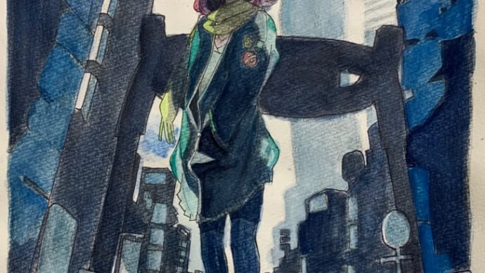 小学6年女子のイラスト