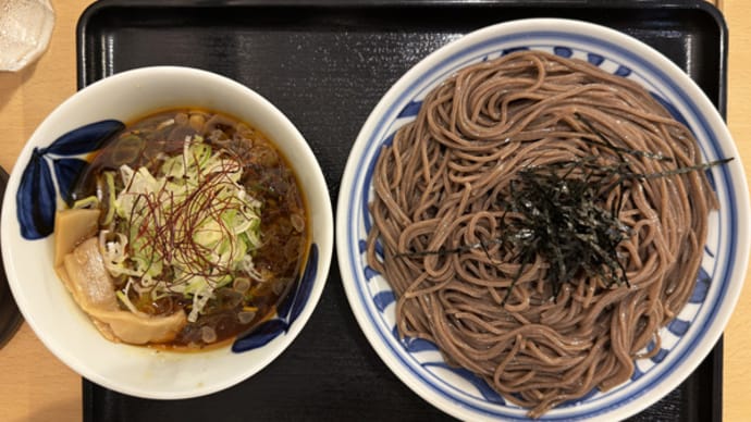 つけ蕎麦安土 西新宿店@西新宿「鶏つけ蕎麦」