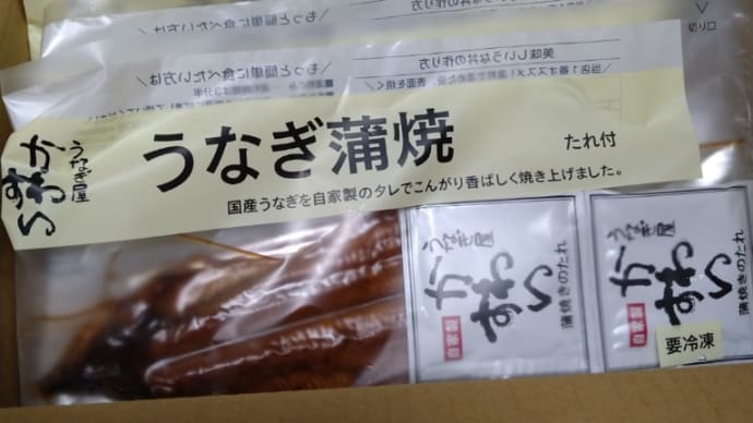 かわすいのうなぎ蒲焼