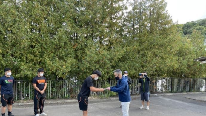 小樽潮陵高校ラグビー部全道大会へ出発