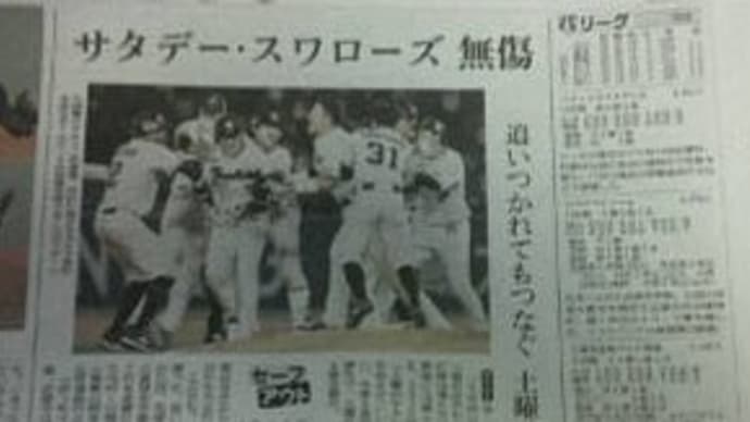 サタデースワローズ? V・ファーレンも。