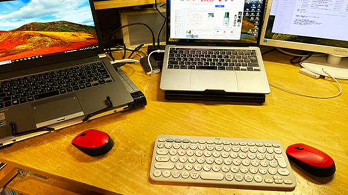 【Mac-Win「共有キーボード」でデスク環境改善へ】