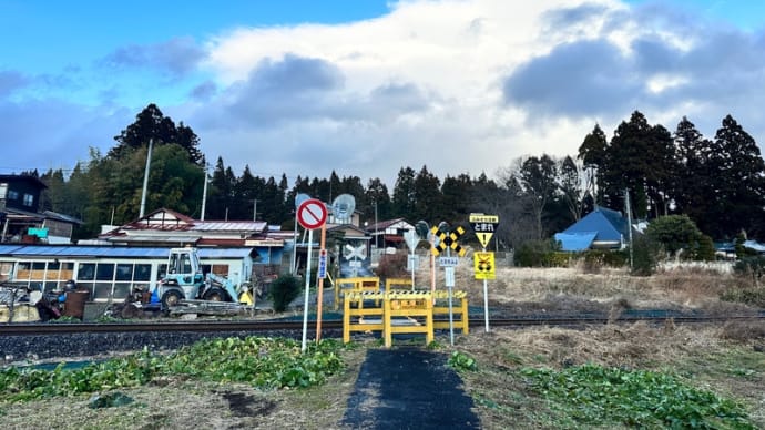 月本踏切 川渡温泉ー鳴子御殿湯
