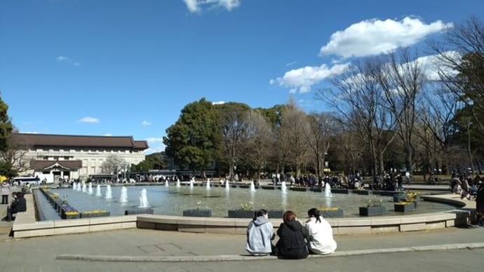 意外や暖かな上野公園