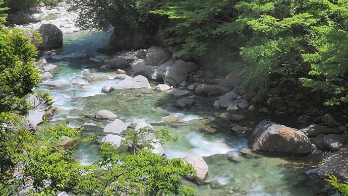 ★阿寺渓谷キャンプ場より上流へ初めて行ってみた(その3)2020