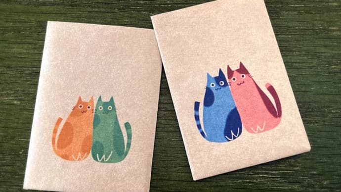 【納品】メッセージカード・ブローチ@ cat cafe ねるこ