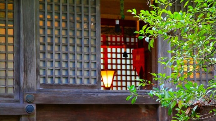 早朝の雄山神社(岩峅寺)