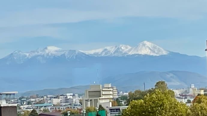 初冠雪と層雲峡温泉