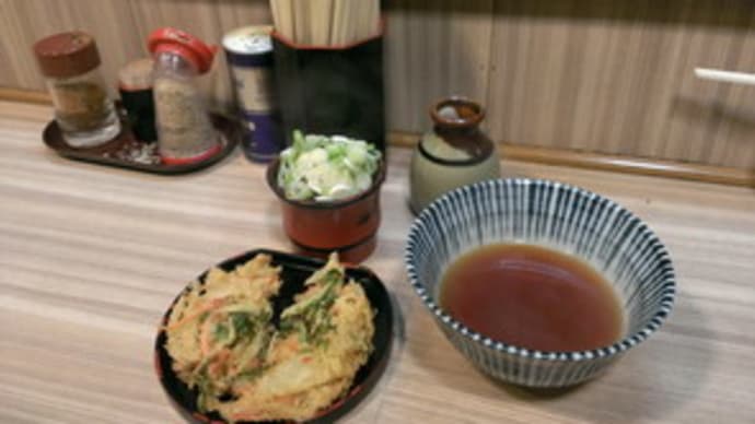 蒲田・そば新 で 石臼挽もりそば