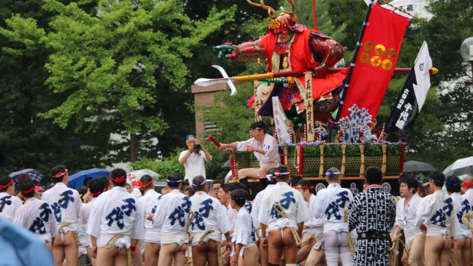 今年の博多祇園山笠は飾り山笠だけ。