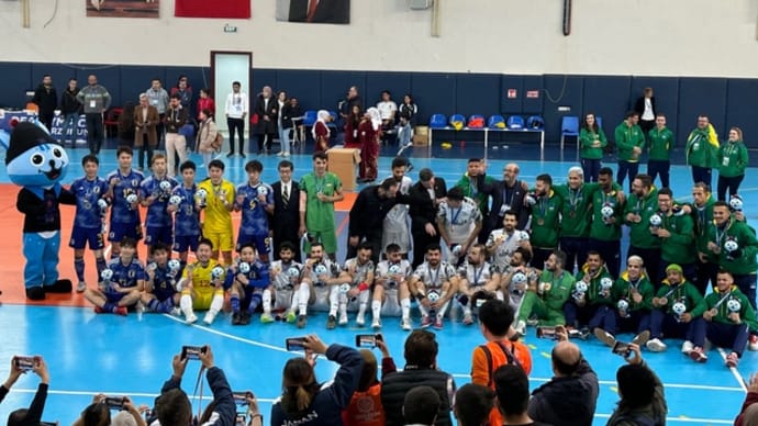 デフリンピック滞在最終日 男子フットサル代表銀メダル獲得