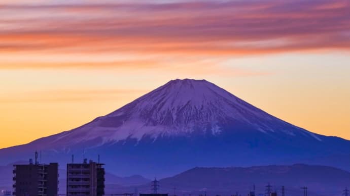 11/Jan 夕暮れの湘南銀河大橋と富士山🗻とカワコのお魚ゲット
