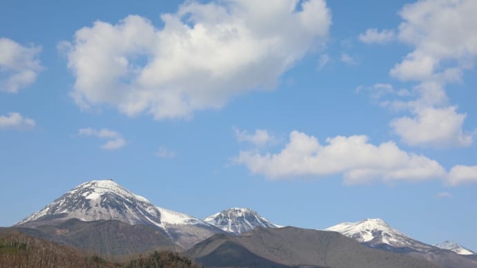 知床峠・・冠雪