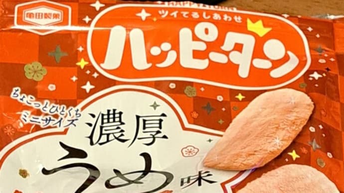 ハッピーターン濃い梅 大人のおやつ 大袋入希望