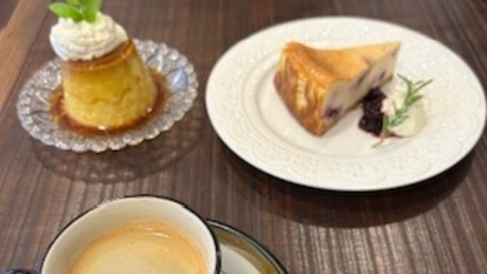 ドッグカフェでスィーツ