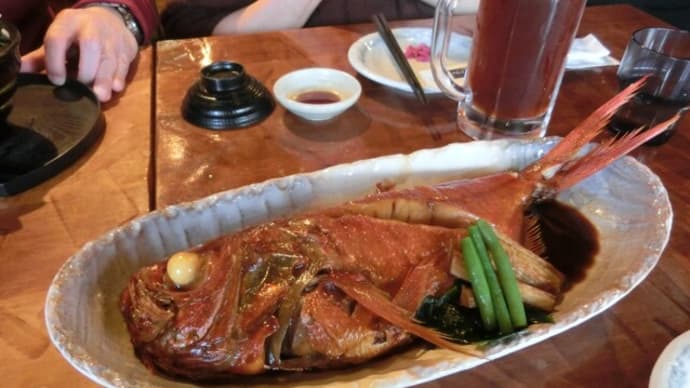 【伊豆高原で海の幸を!!】金目鯛の姿煮からデザートまで~(^^♪