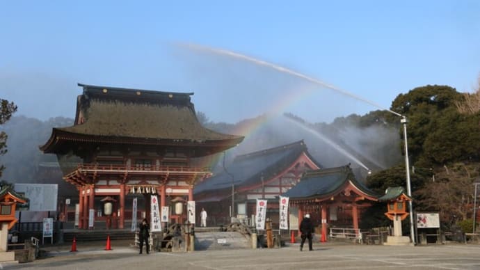 文化財消防訓練