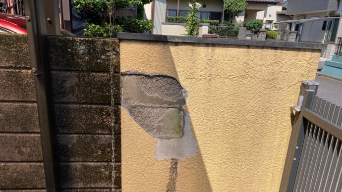 千葉県 我孫子市 じっくり時間を掛けた 外壁補修